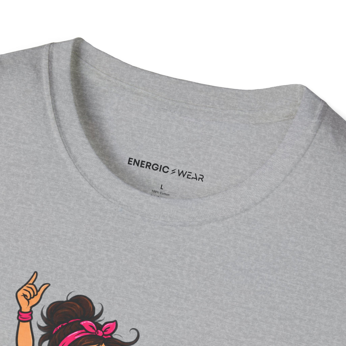 Graphic fitness T-shirt featuring the "Lost the Count, Kept the Groove" design.