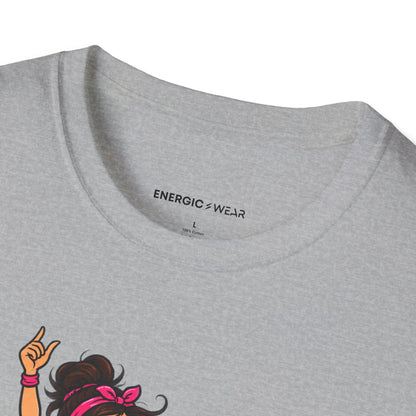 Graphic fitness T-shirt featuring the "Lost the Count, Kept the Groove" design.