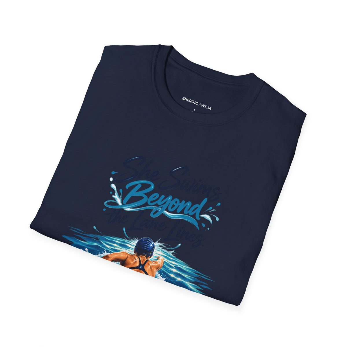 She Swims Beyond the Lane Lines T-Shirt