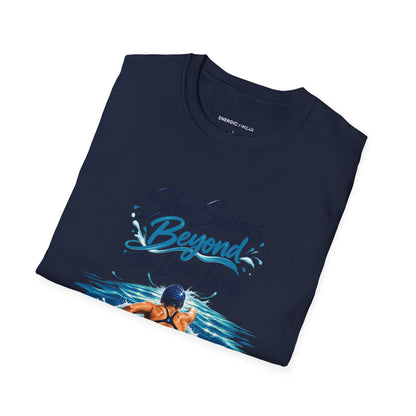 She Swims Beyond the Lane Lines T-Shirt