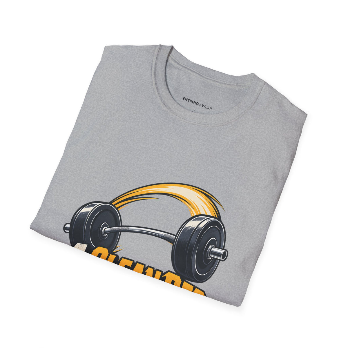 Graphic fitness T-shirt featuring the "A Clean Rep Carries Its Own Weight" design.