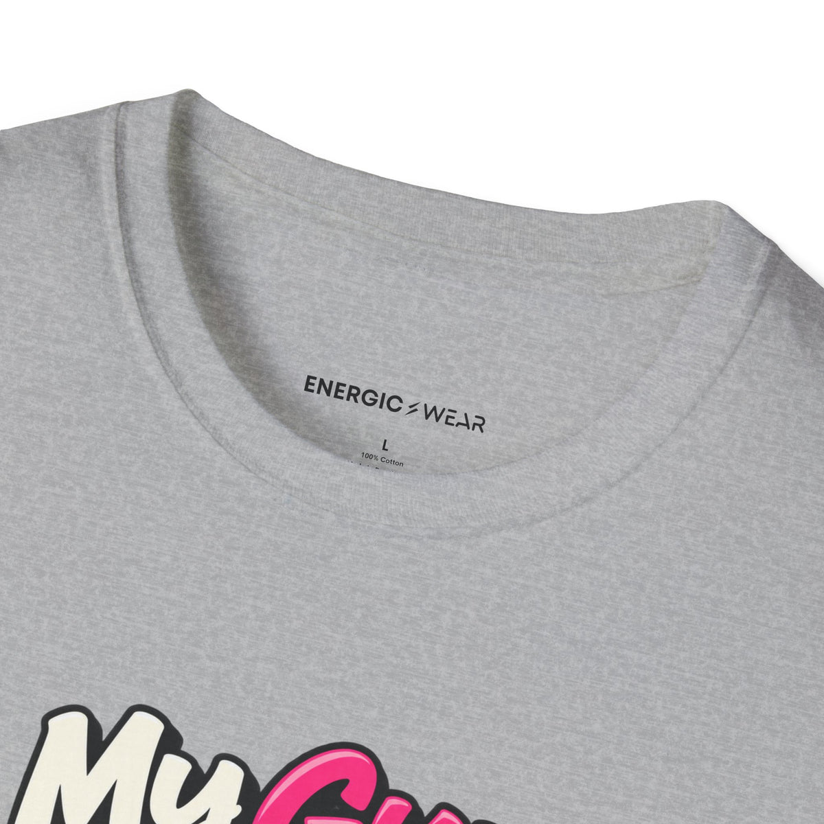 Graphic fitness T-shirt featuring the "My Gym Ponytail Has Structural Integrity" design.