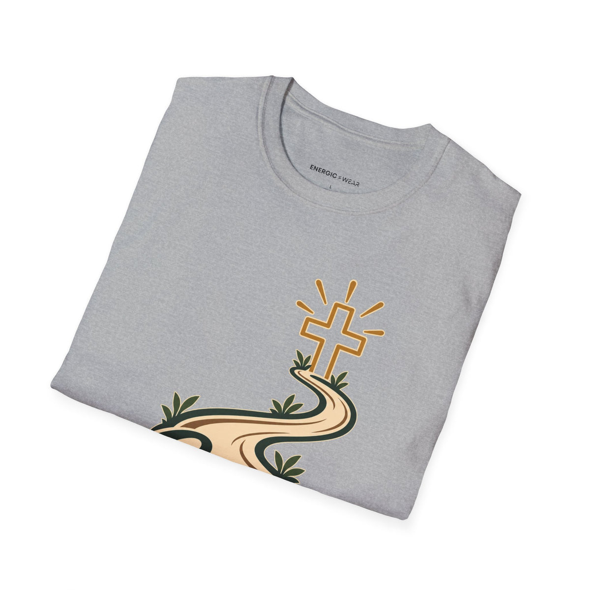 Graphic fitness T-shirt featuring the "Grace for the Learning Curve" design.