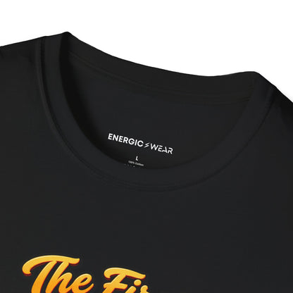 Graphic fitness T-shirt featuring the "The First Ten Minutes Are an Invitation" design.