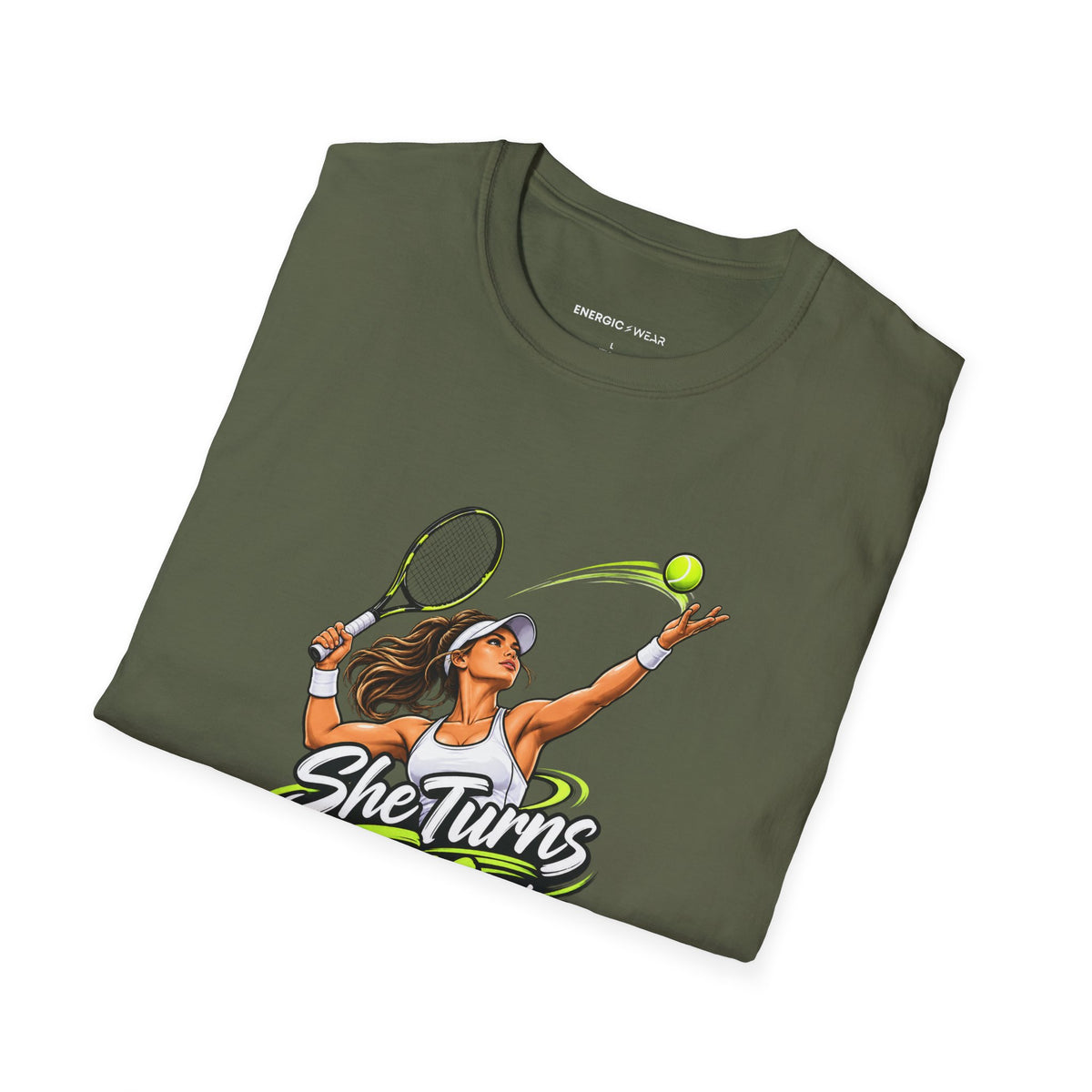 She Turns the Toss into a Winning Serve T-Shirt