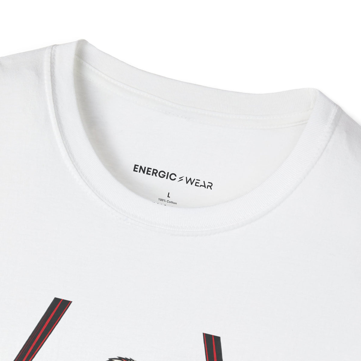 Graphic fitness T-shirt featuring the "Rings Ask Every Muscle to Listen" design.