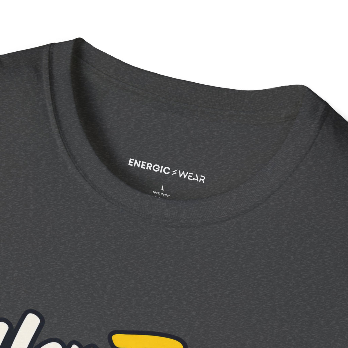 Graphic fitness T-shirt featuring the "Her First Race Deserves Full Volume" design.