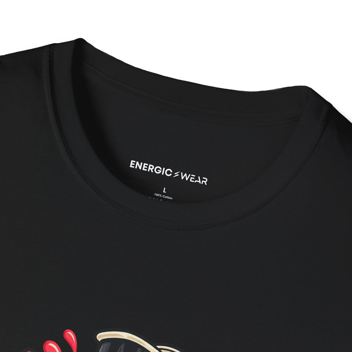 Graphic fitness T-shirt featuring the "My Smoothie Has a Support Team" design.