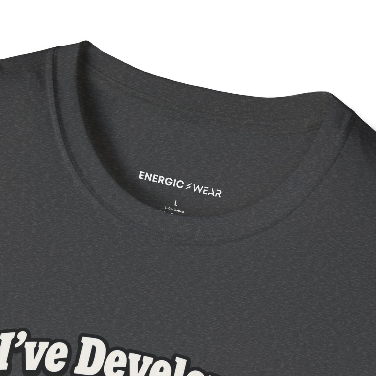 Graphic fitness T-shirt featuring the "I ve Developed Strong Opinions About Bench Upholstery" design.