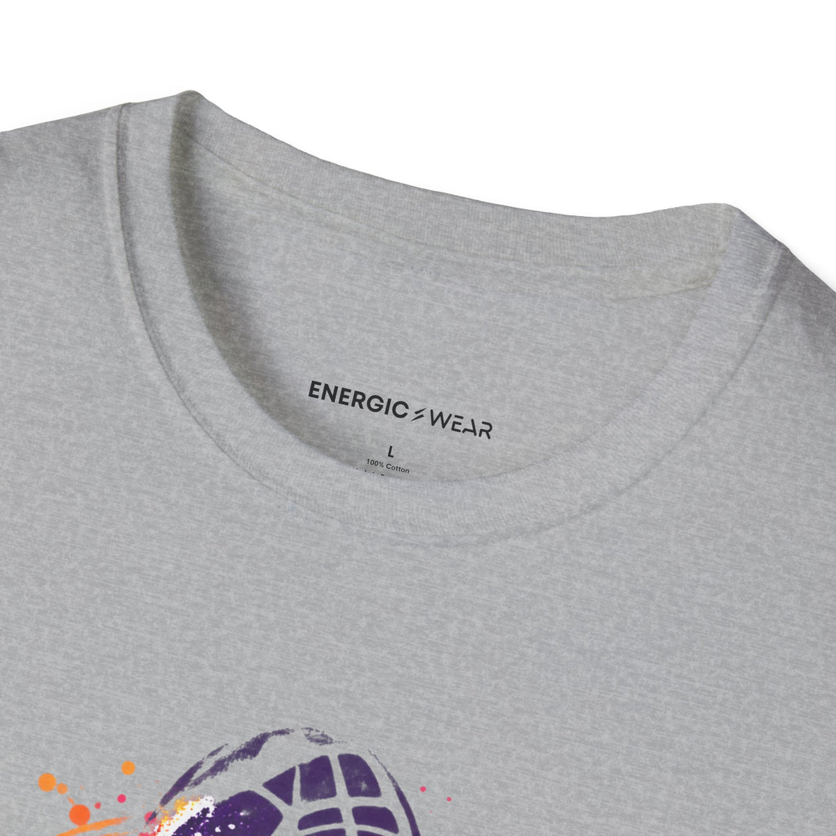 Graphic fitness T-shirt featuring the "She Brought the Spark to Class" design.