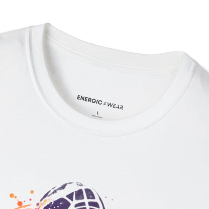 Graphic fitness T-shirt featuring the "She Brought the Spark to Class" design.