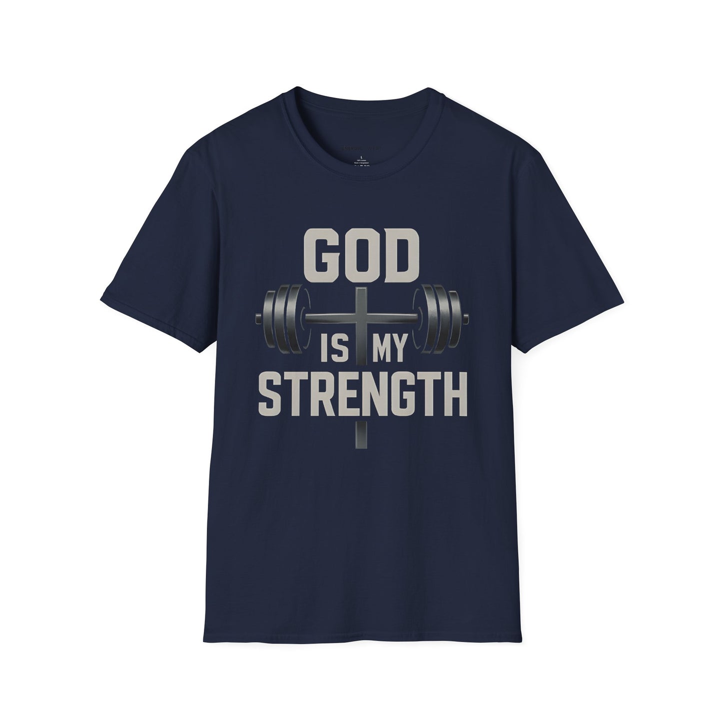 God Is My Strenght - Fitness Motivational Tee