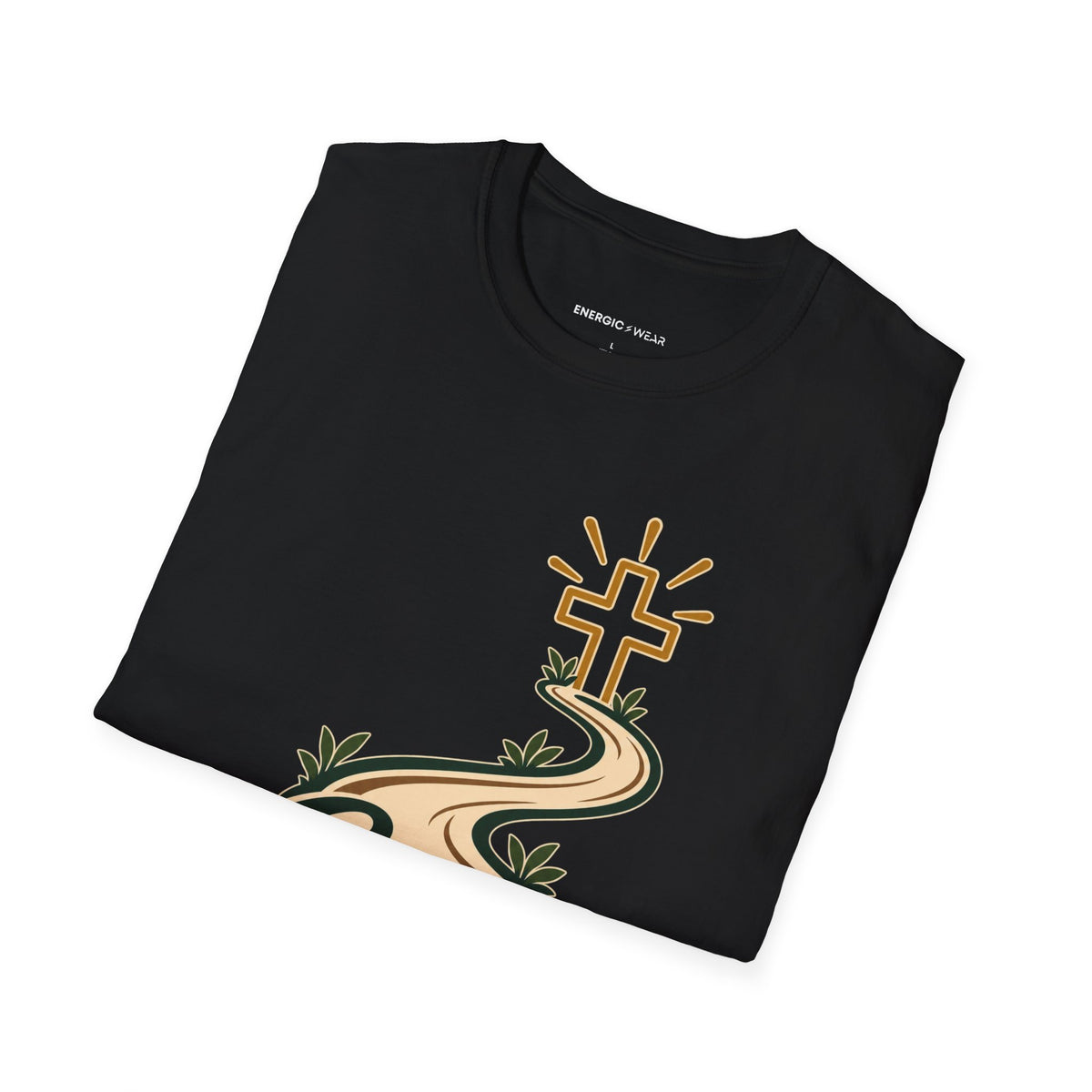 Graphic fitness T-shirt featuring the "Grace for the Learning Curve" design.