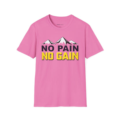 NO PAIN NO Gain! TShirt – Motivational Workout Tee
