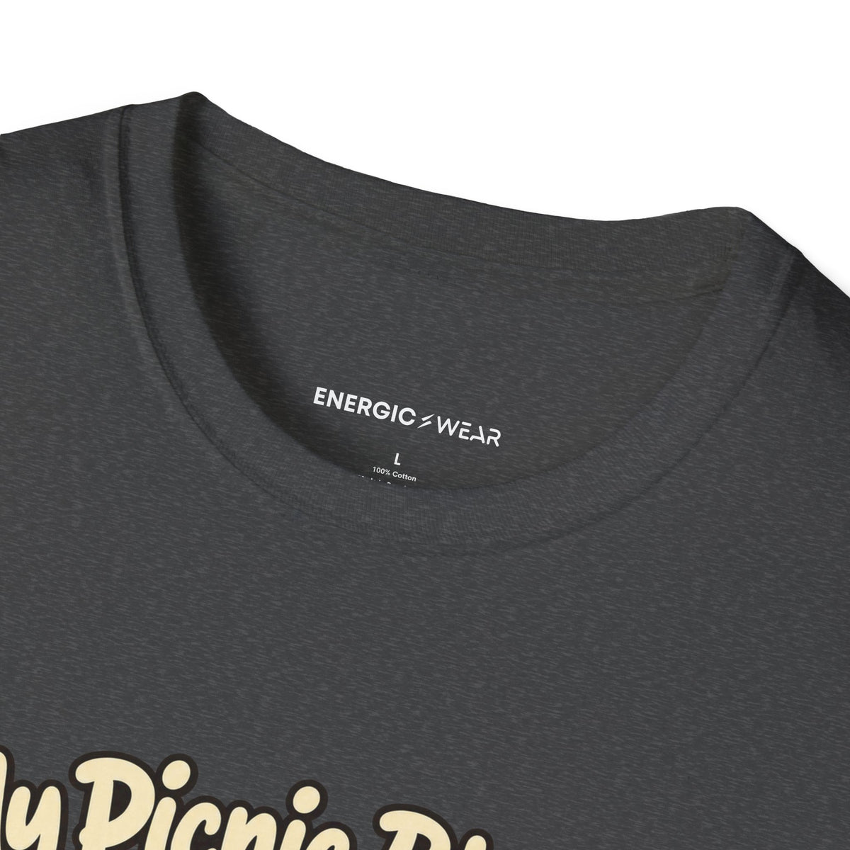 Graphic fitness T-shirt featuring the "My Picnic Blanket Has a Cooldown Reservation" design.
