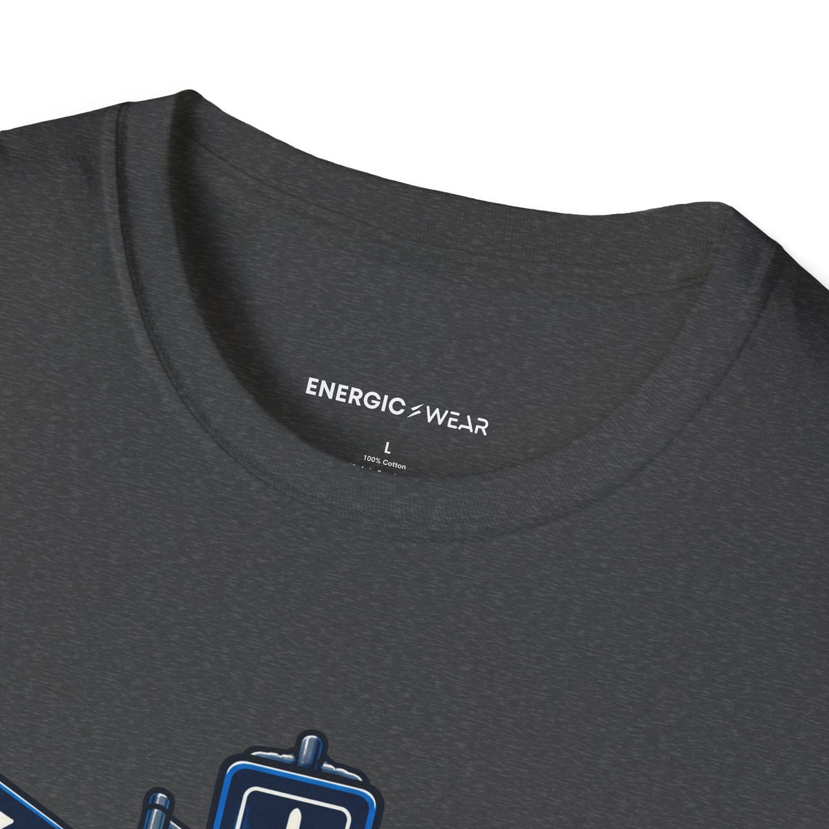 Graphic fitness T-shirt featuring the "I Can Find the Gym in Any Airport" design.