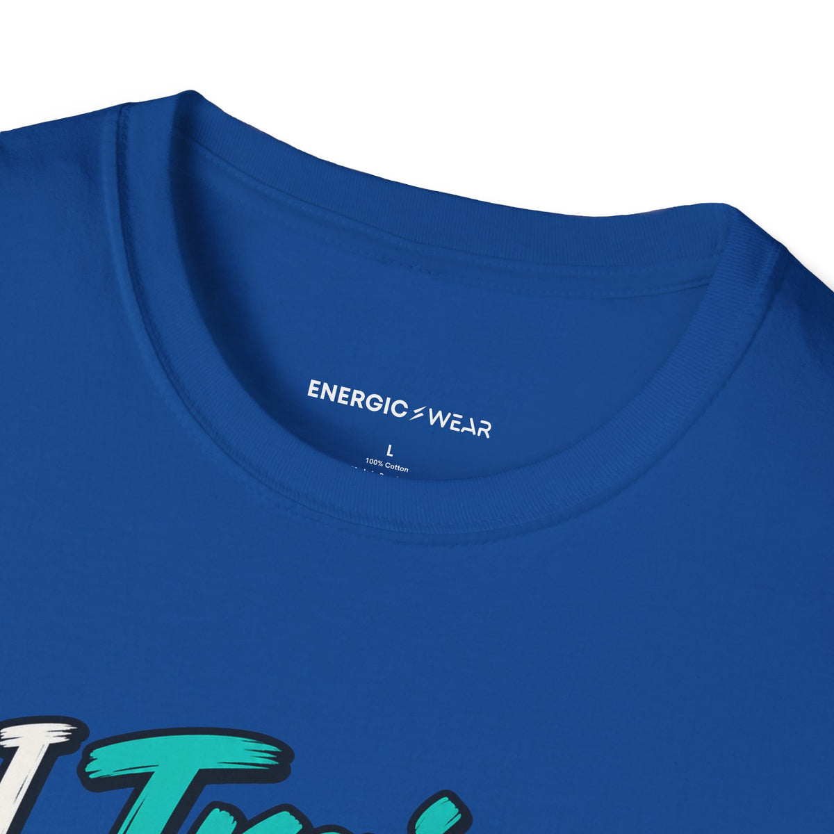 Graphic fitness T-shirt featuring the "I Train for My Own Yes" design.