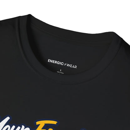 Graphic fitness T-shirt featuring the "Your Finish Is Worth Waiting For" design.