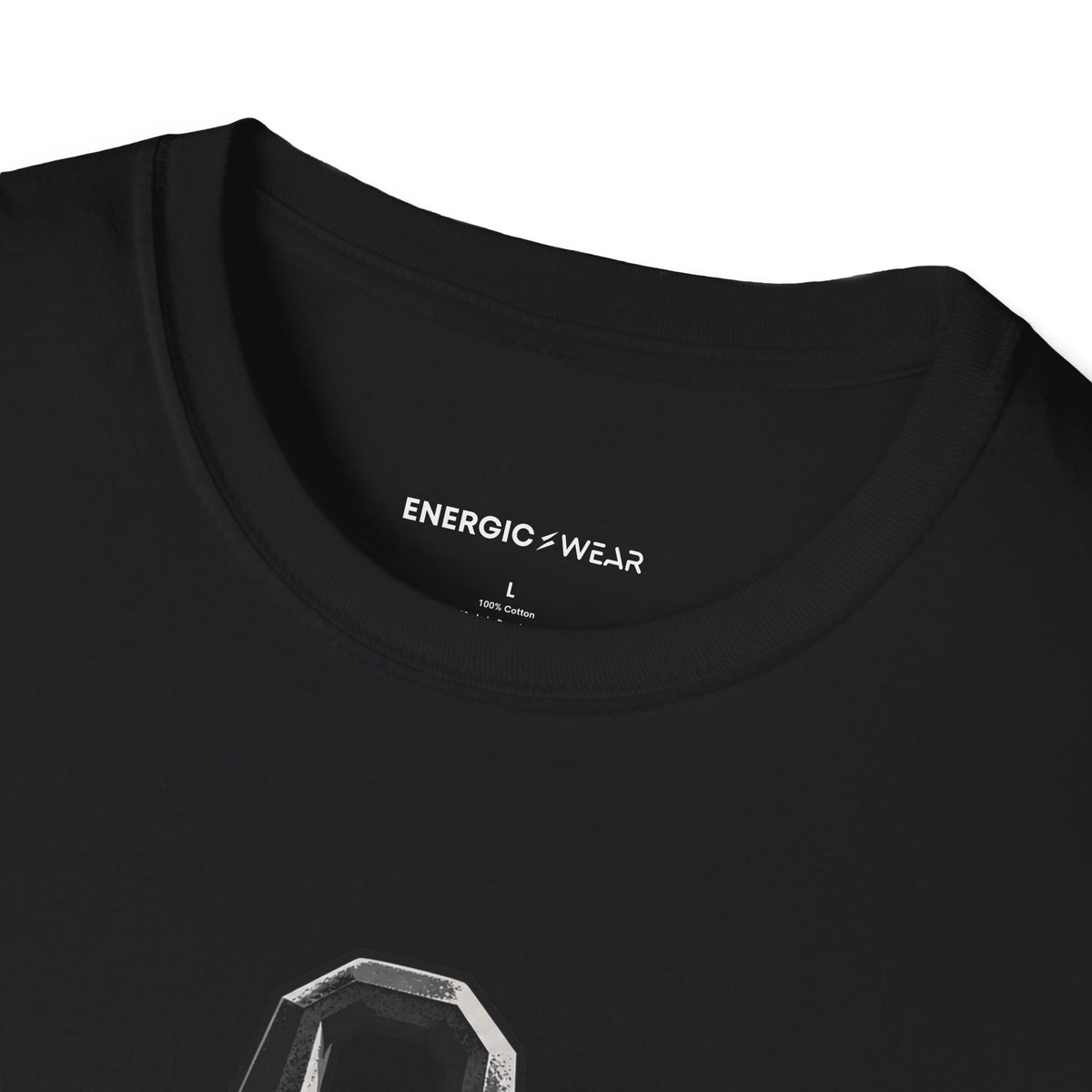 Graphic fitness T-shirt featuring the "Heavy Work, Steady Hands" design.