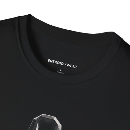 Graphic fitness T-shirt featuring the "Heavy Work, Steady Hands" design.