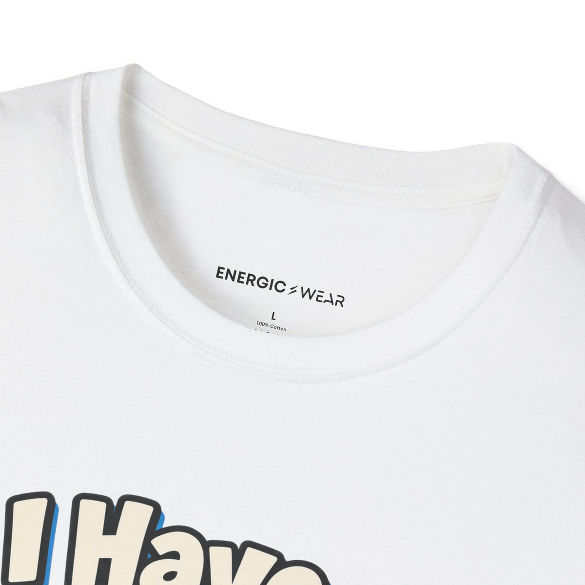 Graphic fitness T-shirt featuring the "I Have a Favorite Gym Floor Tile" design.