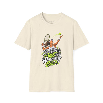 She Turns the Toss into a Winning Serve T-Shirt