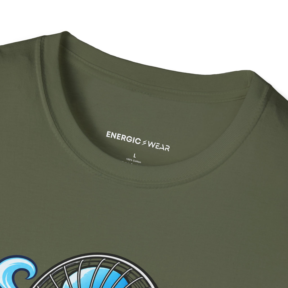 Graphic fitness T-shirt featuring the "The Fan Is My Favorite Training Partner" design.