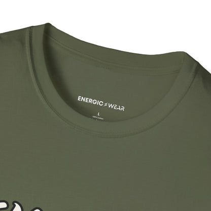 Graphic fitness T-shirt featuring the "I Make Room for the Next Woman" design.