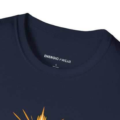 Graphic fitness T-shirt featuring the "Train for the Race Live for the Calling" design.