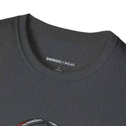 Graphic fitness T-shirt featuring the "Build a Back That Backs You" design.