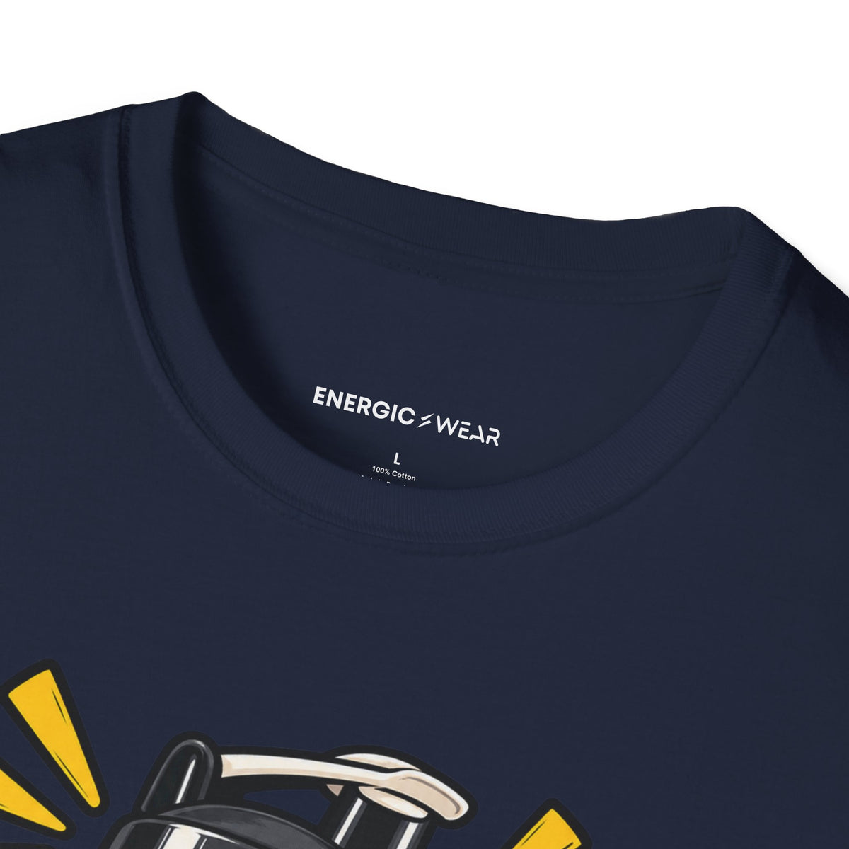 Graphic fitness T-shirt featuring the "My Protein Shaker Is a Percussion Instrument" design.