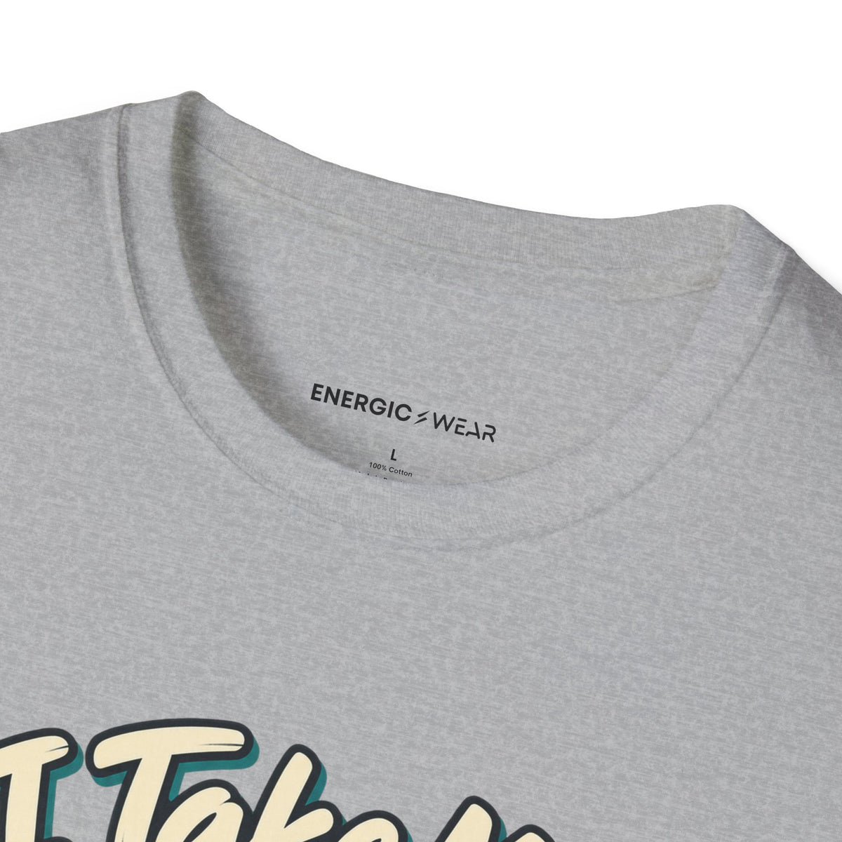 Graphic fitness T-shirt featuring the "I Take My Oats and My Goals Seriously" design.