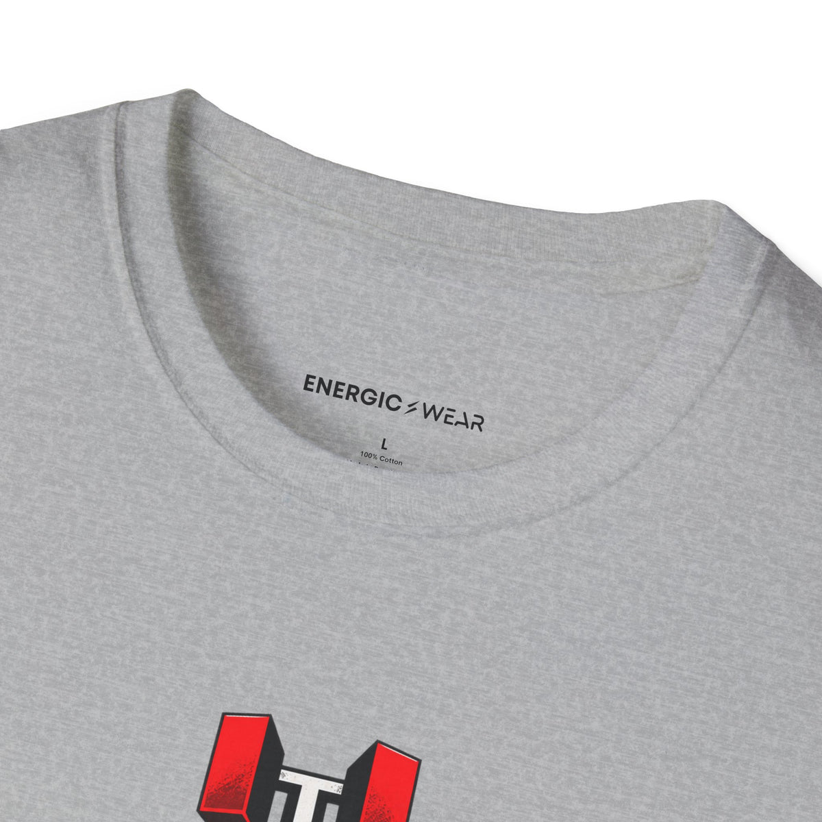Graphic fitness T-shirt featuring the "Stand Behind Your Lockout" design.
