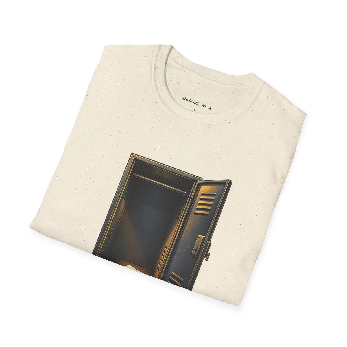 Graphic fitness T-shirt featuring the "God Hears the Quiet Gym Prayer" design.