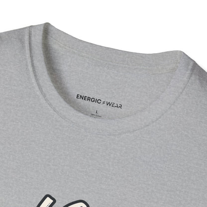 Graphic fitness T-shirt featuring the "I Can Train Hard and Walk Humbly" design.