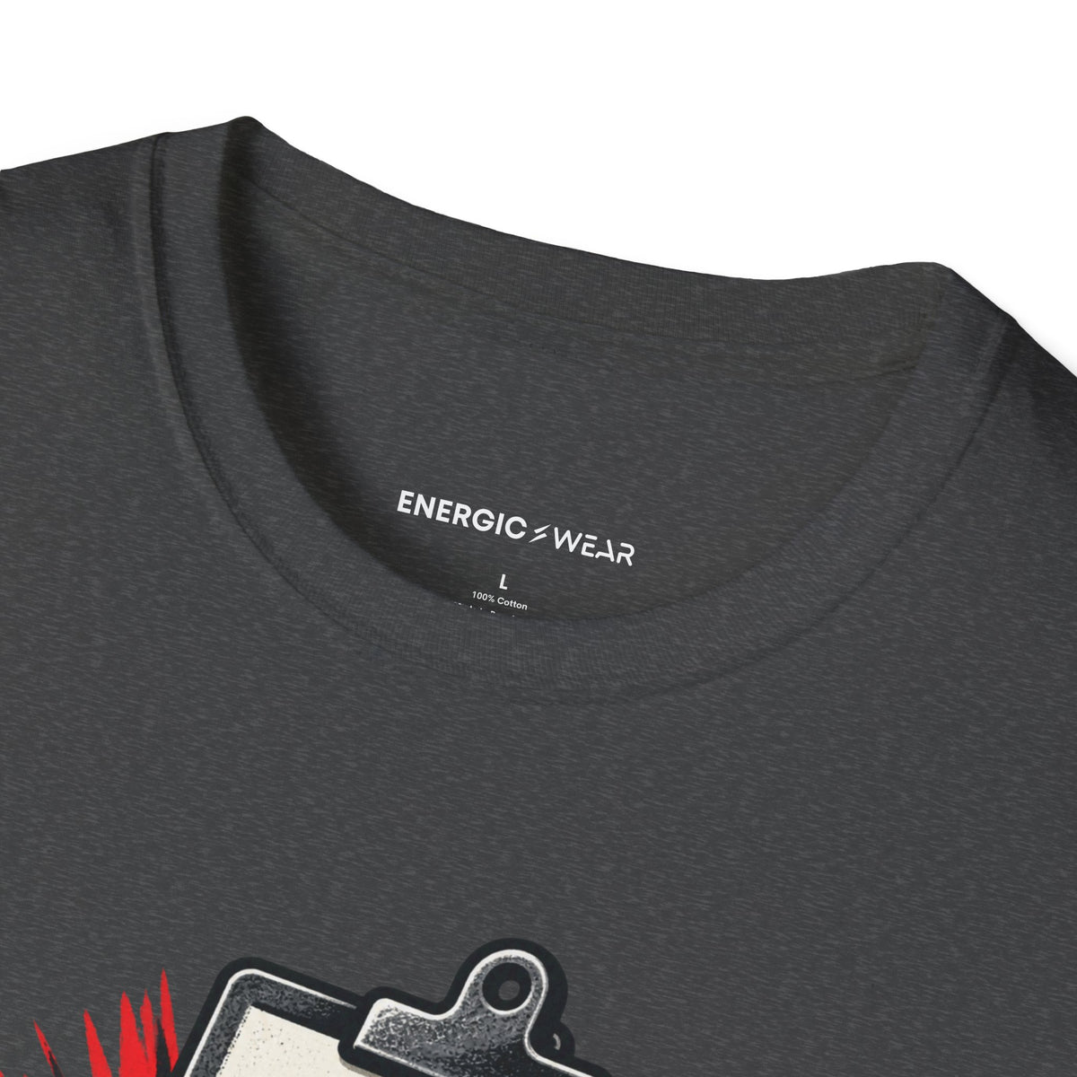 Graphic fitness T-shirt featuring the "My Session Leaves a Chalk Signature" design.