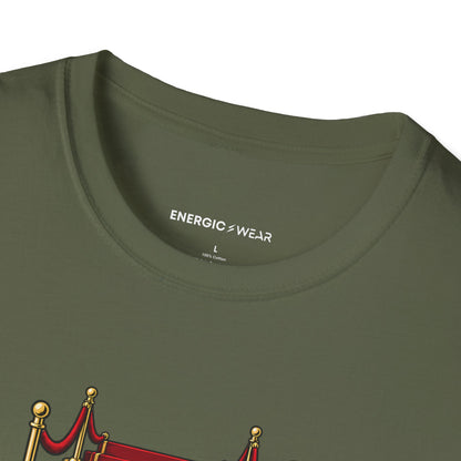 Graphic fitness T-shirt featuring the "Trade the Grand Entrance for a Good Session" design.