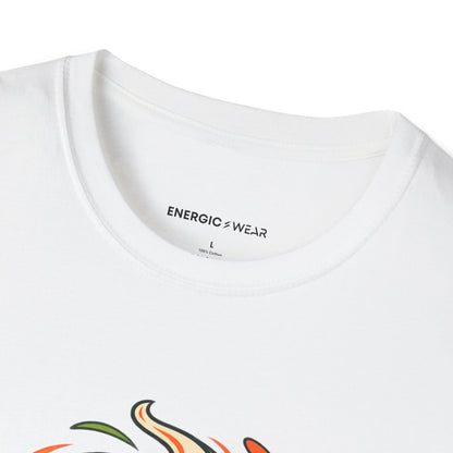 Graphic fitness T-shirt featuring the "Soup Season Meets Sweat Season" design.