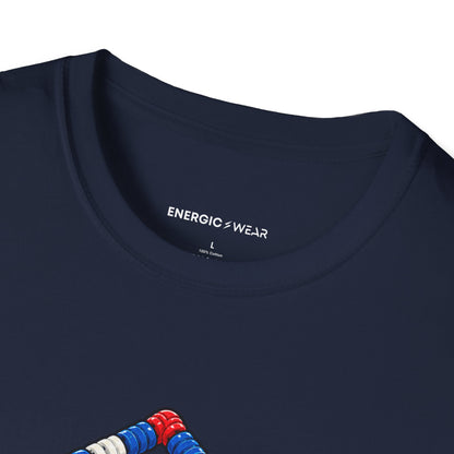 Graphic fitness T-shirt featuring the "Practice Makes the Pool Feel Like Home" design.