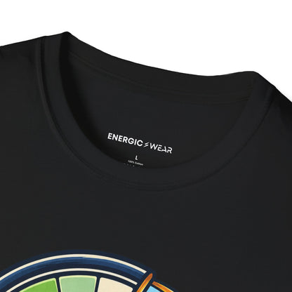 Graphic fitness T-shirt featuring the "Leave Some Energy for Living" design.