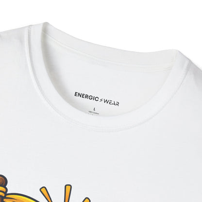 Graphic fitness T-shirt featuring the "I Get to Be Proud Before I'm Finished" design.
