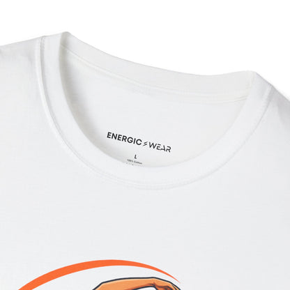 Graphic fitness T-shirt featuring the "Move with the Body You Have Today" design.