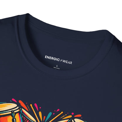 Graphic fitness T-shirt featuring the "Bring Your Whole Heart to the Beat" design.