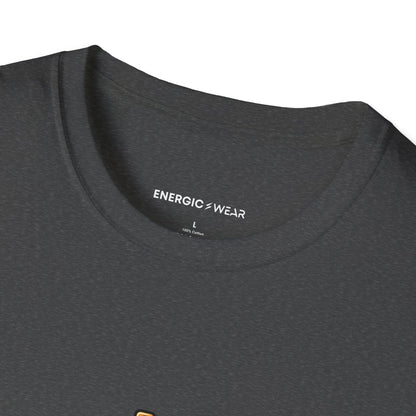 Graphic fitness T-shirt featuring the "Steady in Training, Rooted in Prayer" design.