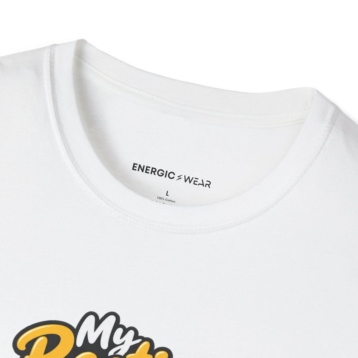 Graphic fitness T-shirt featuring the "My Resting Heart Rate Has a Work Email" design.
