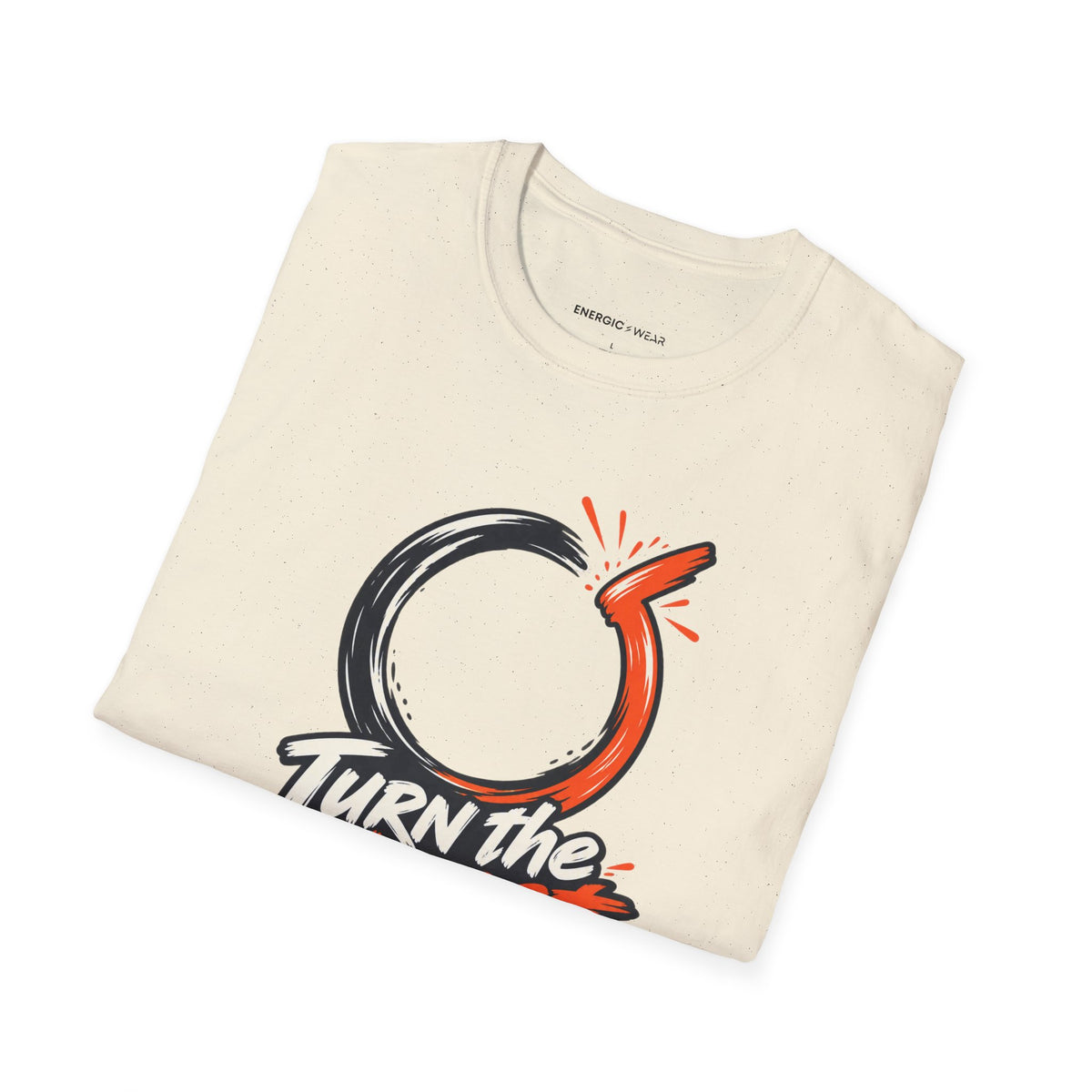 Graphic fitness T-shirt featuring the "Turn the Almost Into an Attempt" design.