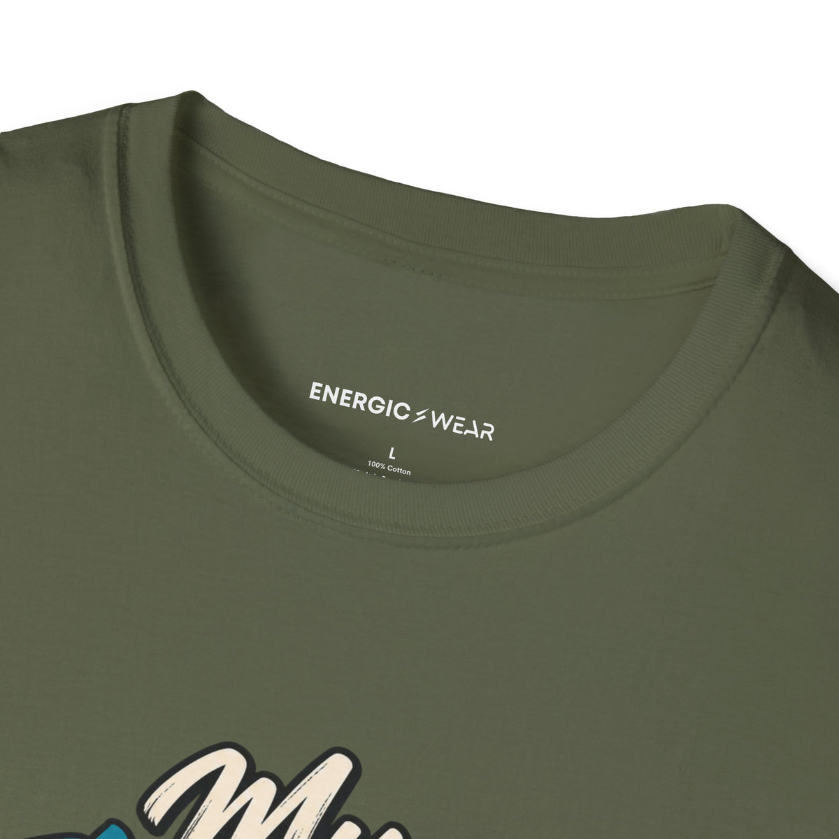 Graphic fitness T-shirt featuring the "My Strength Can Be Loud or Quiet" design.