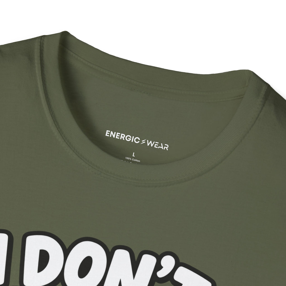 Graphic fitness T-shirt featuring the "I Don't Run, I Take Brisk Walks to the Fridge" design.