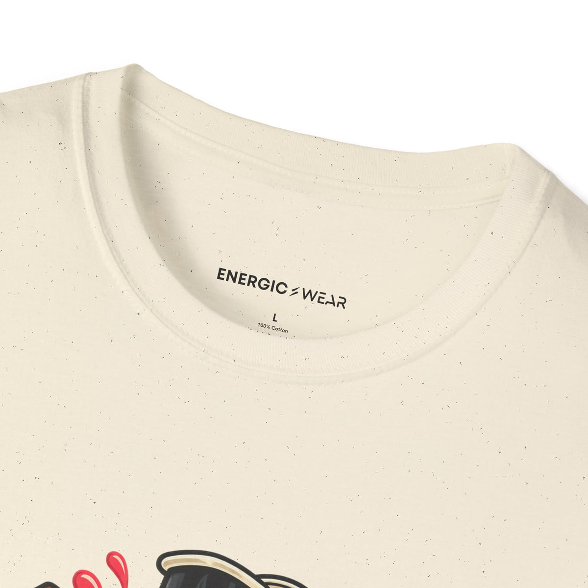 Graphic fitness T-shirt featuring the "My Smoothie Has a Support Team" design.
