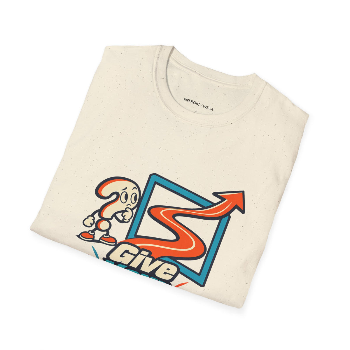 Graphic fitness T-shirt featuring the "Give Your Doubt a Demonstration" design.